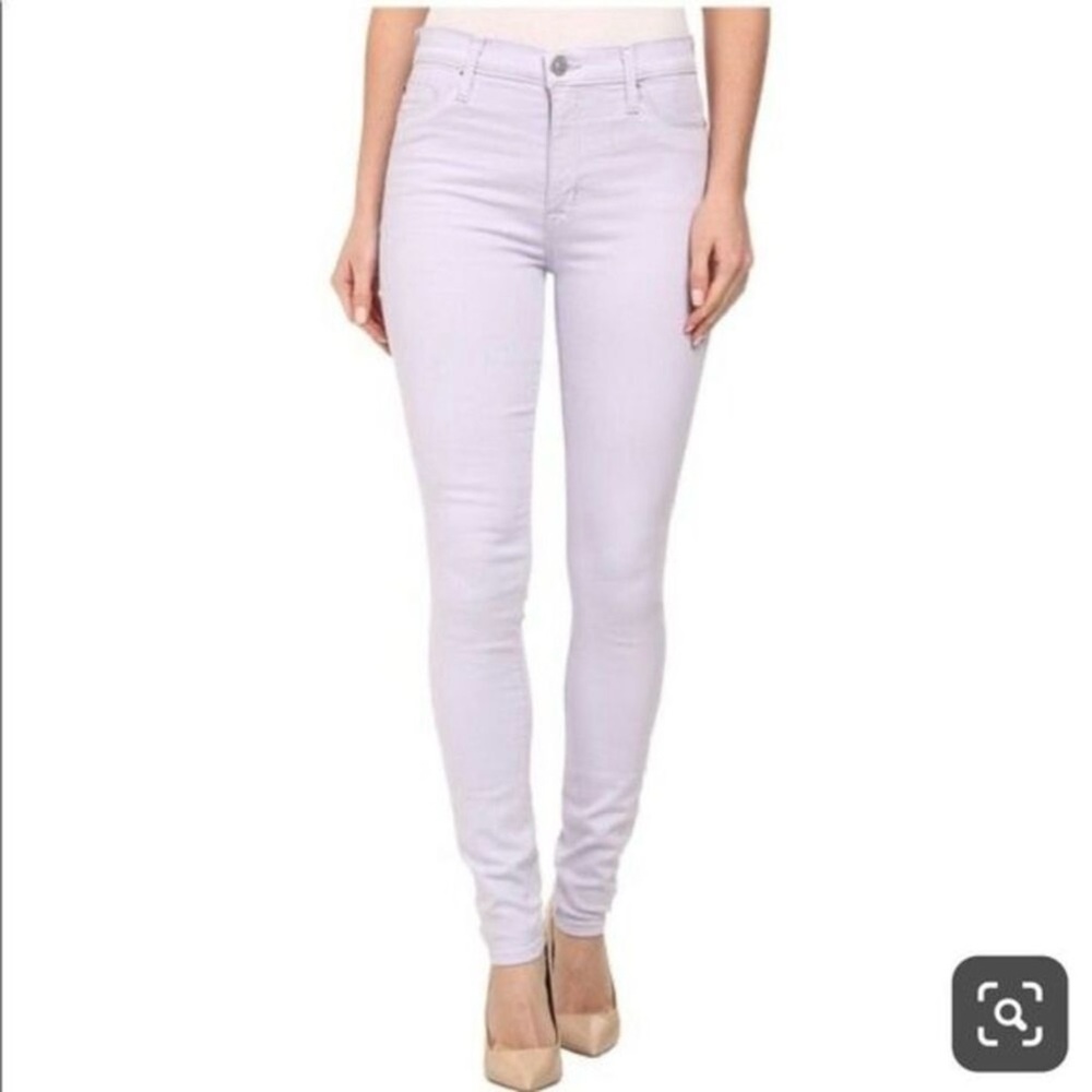 Hudson 25 NWT High Waist Barbara Skinny Women’s Jeans Light Orchid Lavender